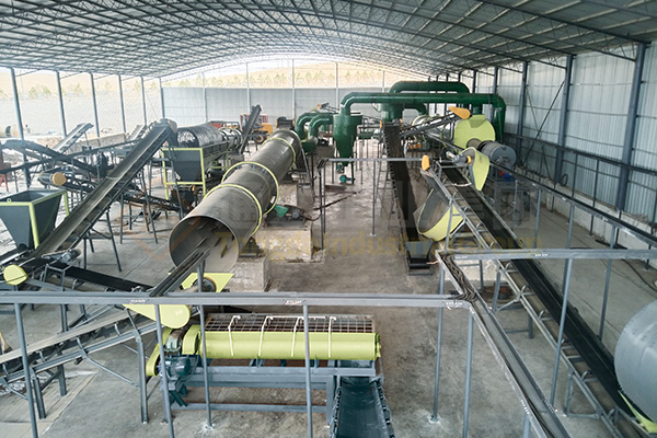 年產1萬噸粉狀有機肥生產線工藝流程步驟和廠家報價